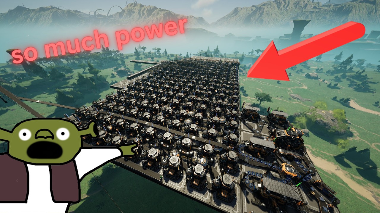 I had to chopdown a rain forest to power all these...