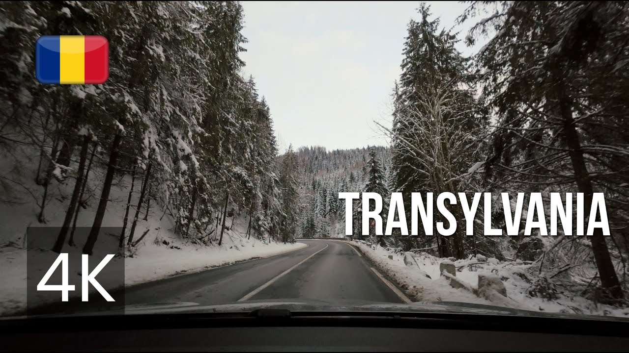 Transylvania Driving Tour 4K 🇷🇴 Romania Winter Road Trip | ASMR