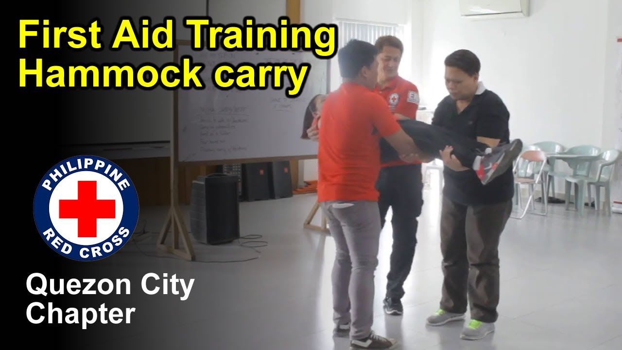 RED CROSS First Aid Training | Hammock carry