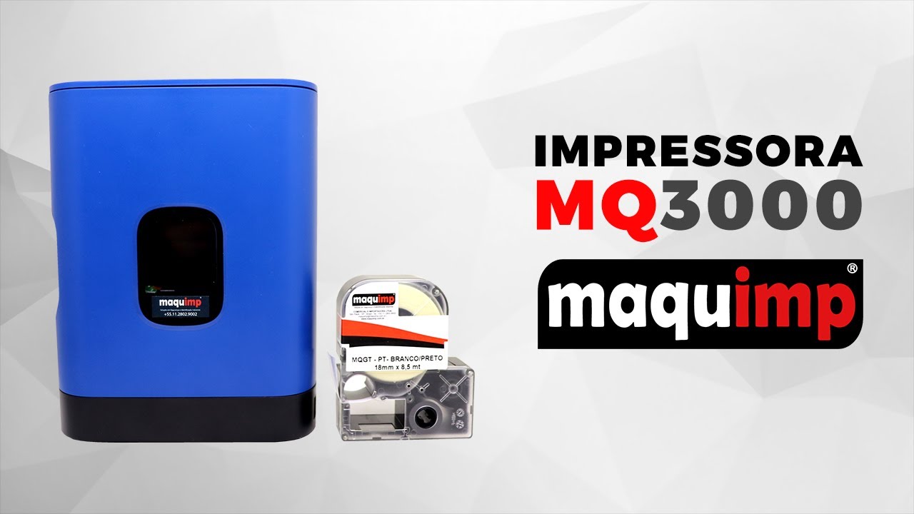 Impressora MQ3000 para Fios, Cabos e Painéis - Maquimp
