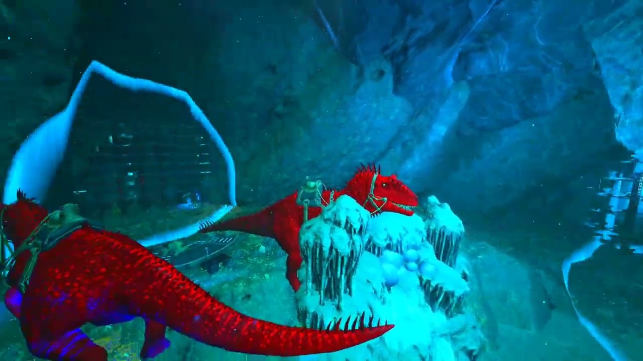 base tour. lunar cave fjordur Ark