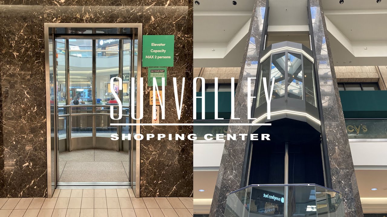 Awesome Dover Traditional Hydraulic Scenic Elevator - Sunvalley Shopping Center - Concord, CA