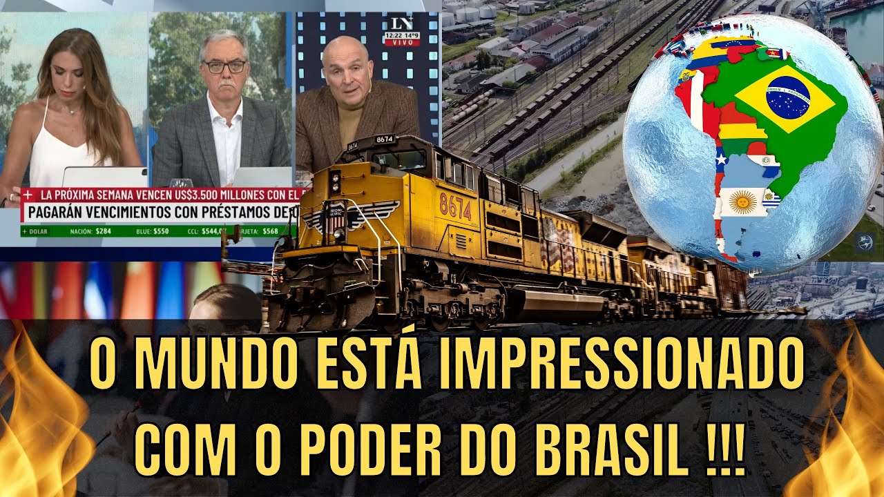 O Mundo Está Impressionado Com A Ferrovia Norte-Sul #Brasil
