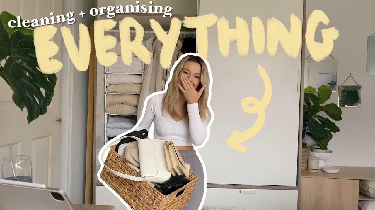 cleaning + organising everything in my wardrobe ( again )