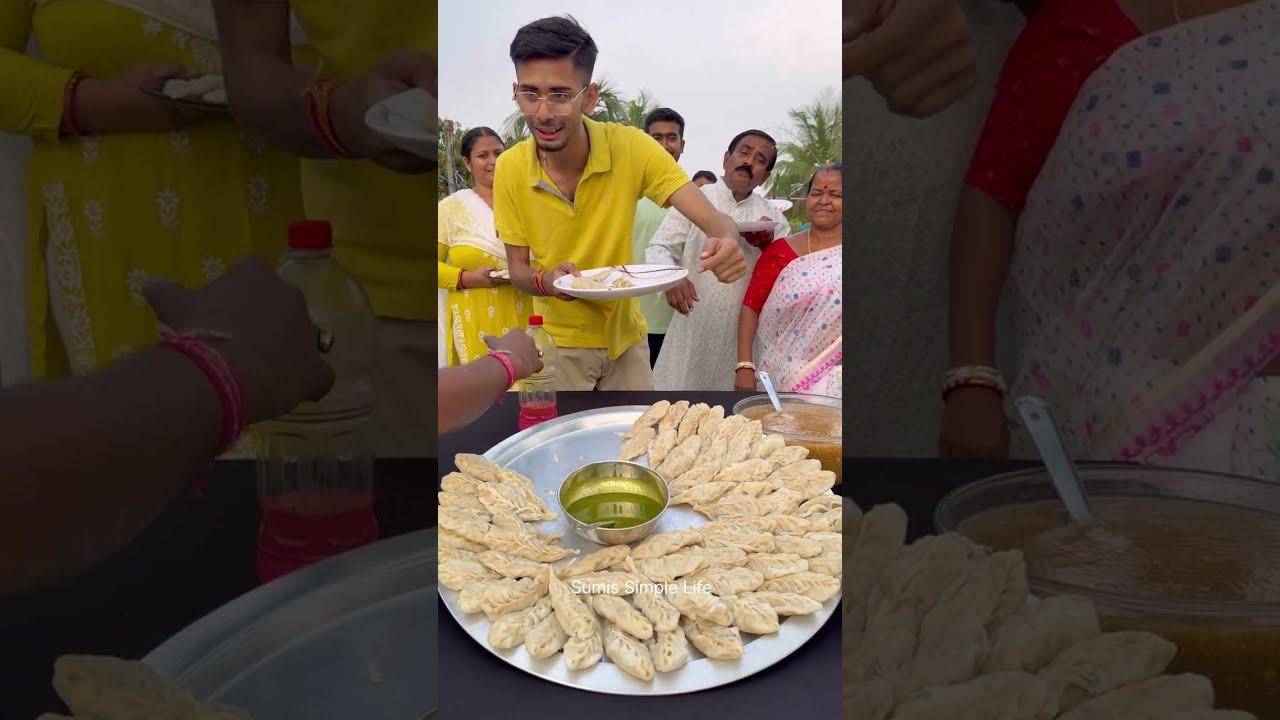 যত খুশি মোমো খাও মজার খেলা Unlimited Steam Momos Funny Challenge
