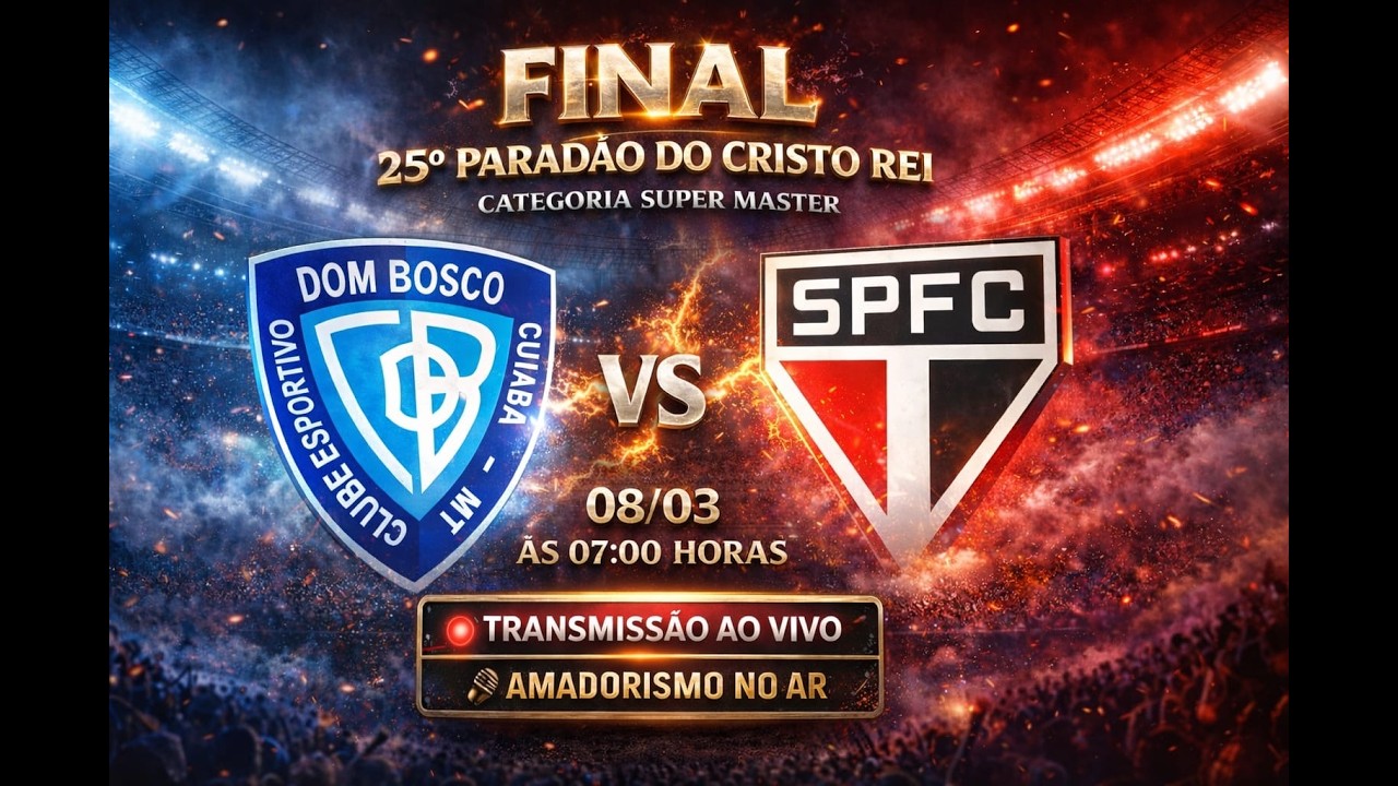 FINAL PARADÃO DO CRISTO REI - CATEGORIA MASTER - DOM BOSCO X SÃO PAULO !