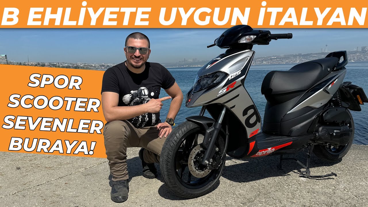 B Ehliyete Uygun İtalyan Scooterı! Aprilia SR 125 İnceleme