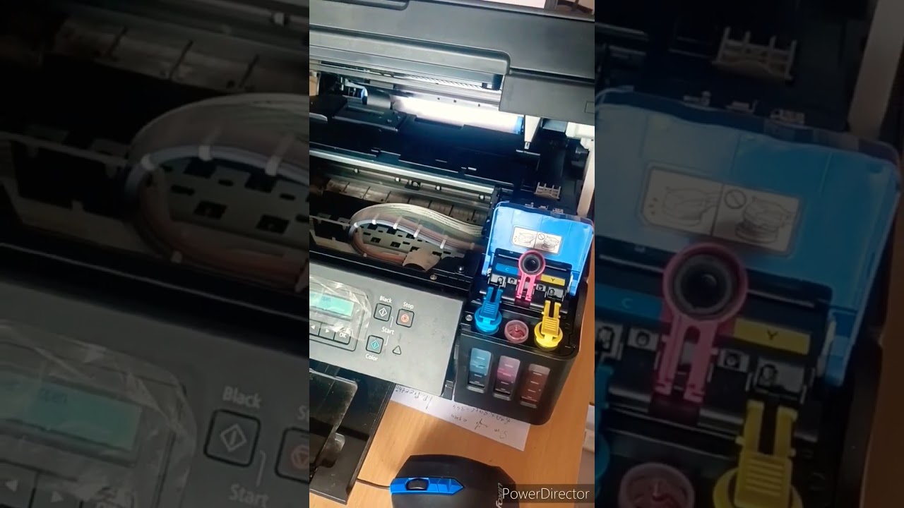 canon g6070 printer ink refilling  🖨️ 🎨 #canon #printer #shorts