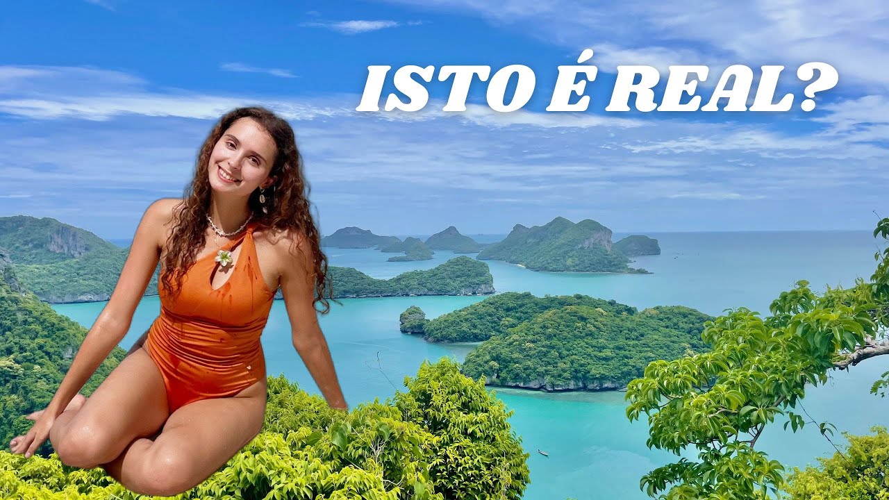 Explorei o PARAÍSO de Ang Thong na Tailândia 🇹🇭 Koh Samui