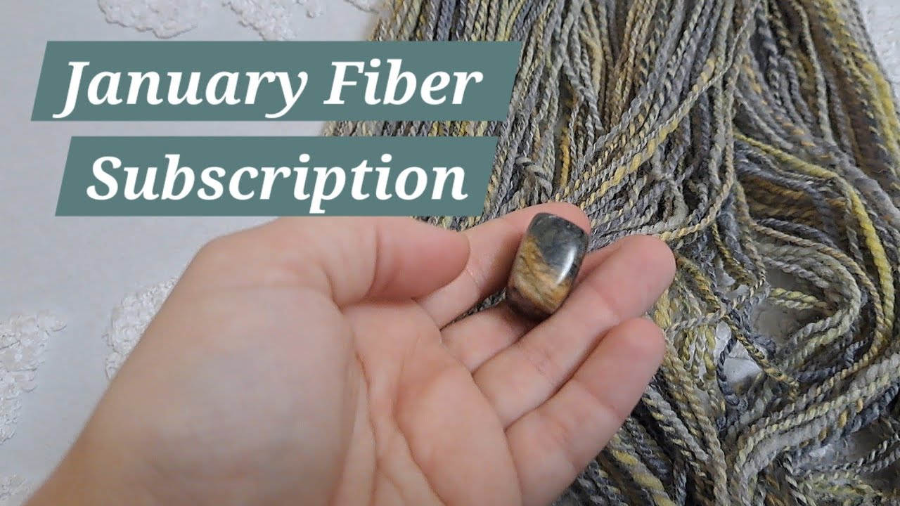 Spinning January Fiber Subscription // A Ko-fi exclusive colorway