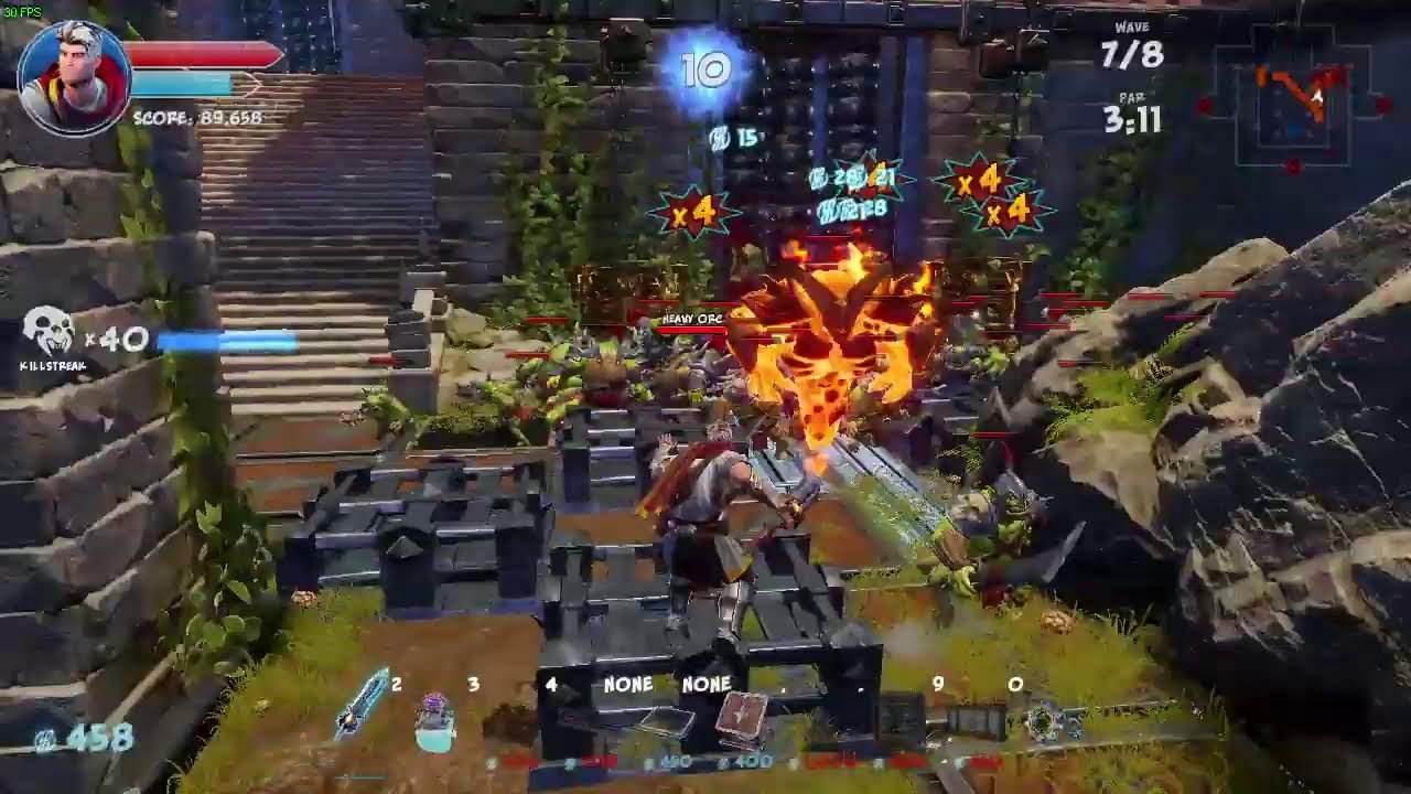Orcs Must Die! 3, Easy way to 5 skulls, Master's Courtyard, idea 2
