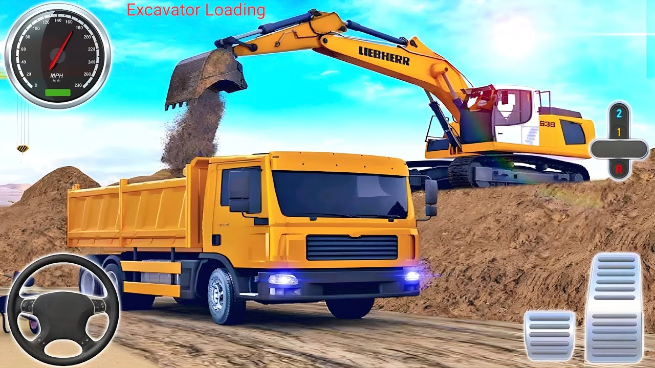 Excavator Off-road Construction 3D - Excavator Construction Simulator - Android GamePlay
