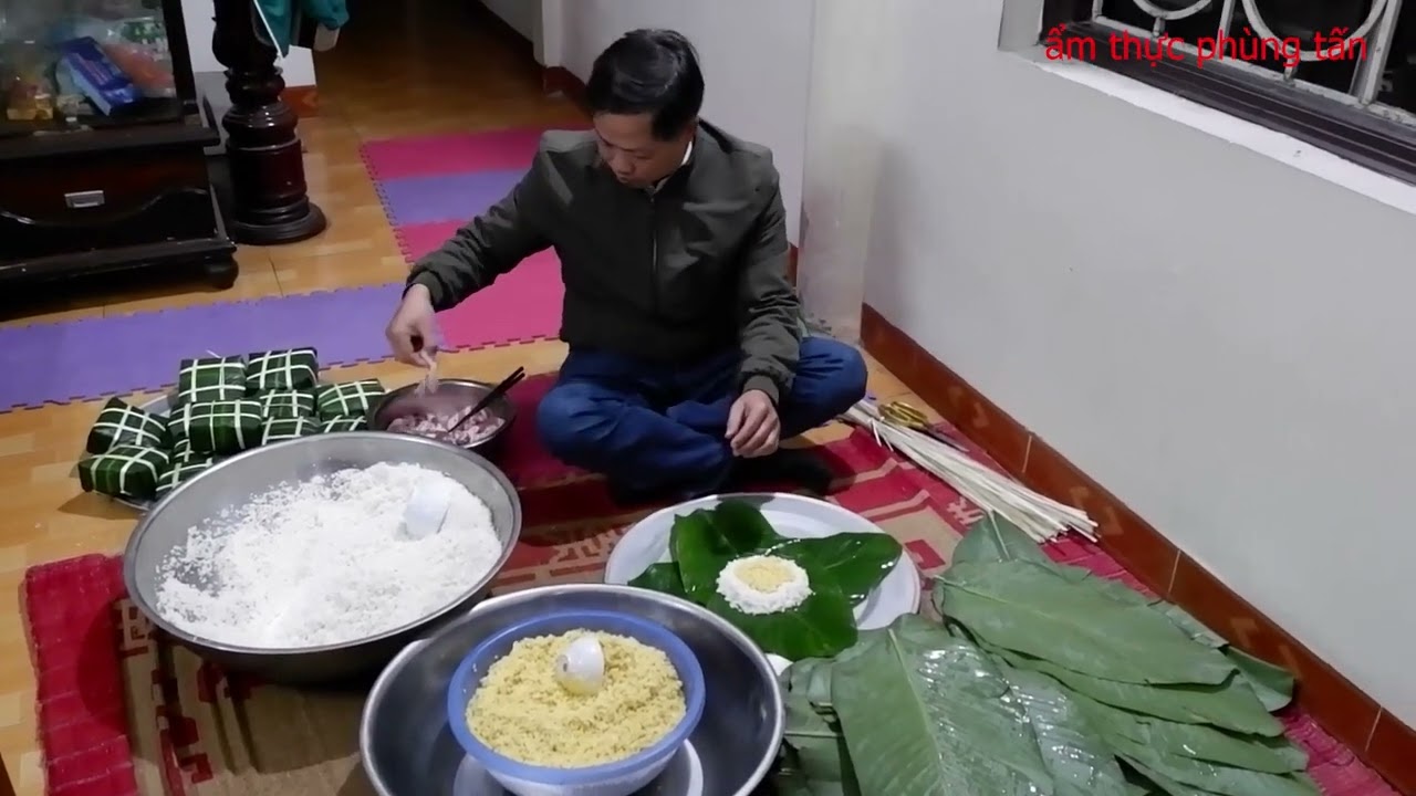 Cách Gói BÁNH CHƯNG Vuông bằng Tay   BÁNH CHƯNG ngày tết