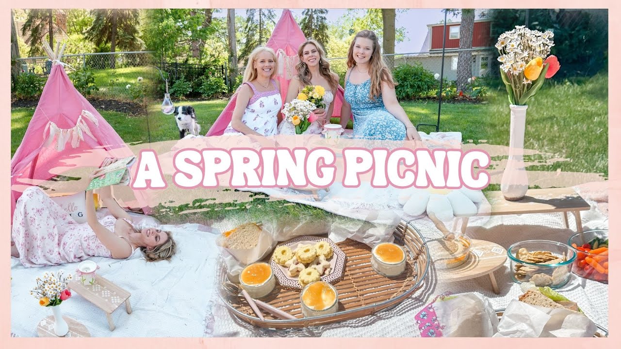 How I Made the Cutest Spring Picnic Ever🪻💐