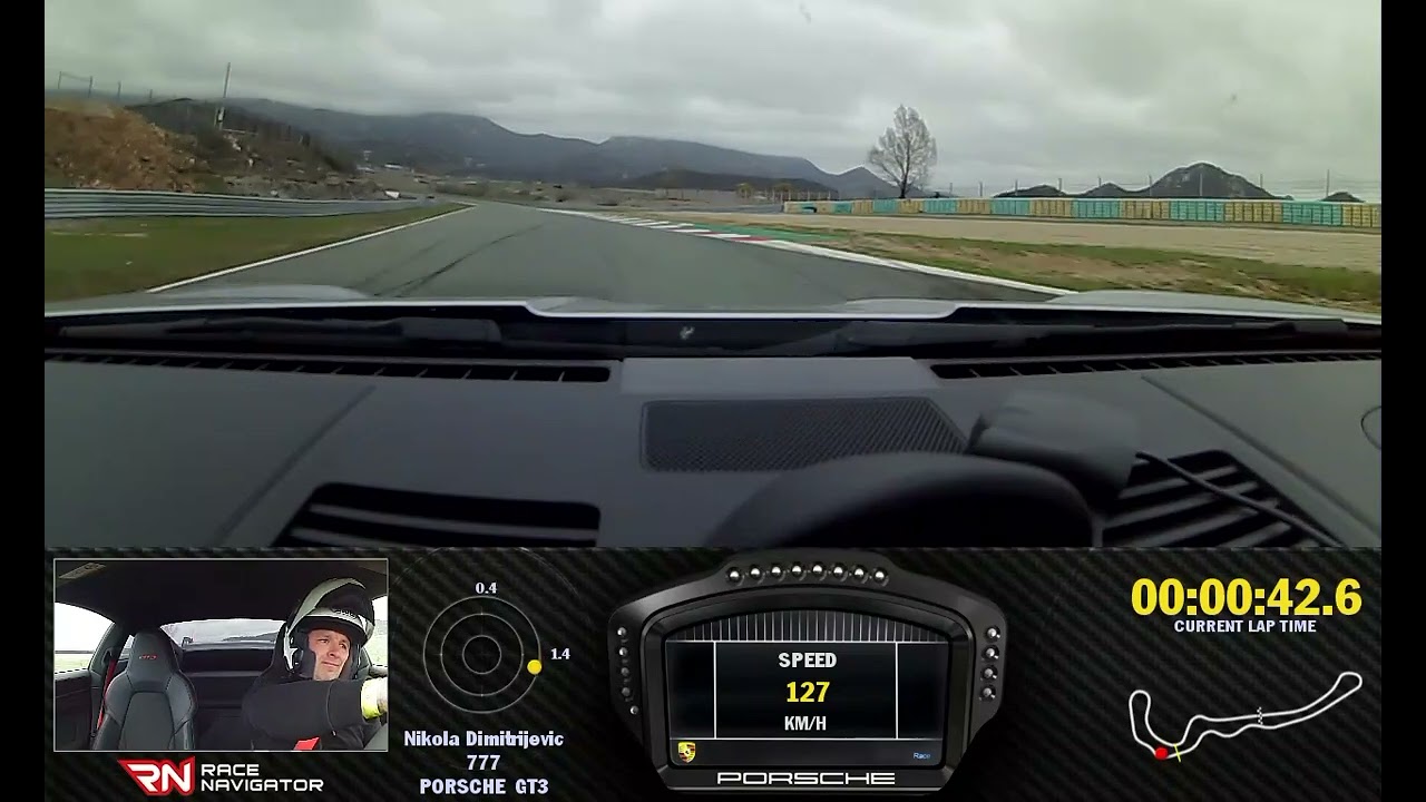 Grobnik PORSCHE  GT3, 01:33.452 Nikola Dimitrijević