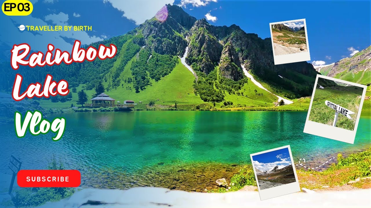 Rainbow Lake Domel Minimarg : The Most amazing Lake in Pakistan, S03 E 03 Crystal Lake Domel.