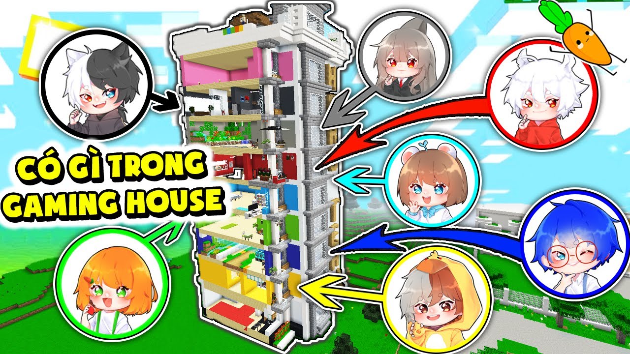 GAMING HOUSE Hero Team Có Gì? | Kamui Bất Ngờ Phát Hiện Nhà Phong Cận như 🤣Sở Thú🤣 trong Minecraft