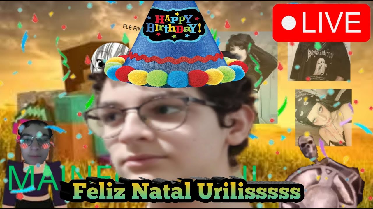 Mines Porem &eacute; o Anivers&aacute;rio do Urielies- LIVE #vtuber