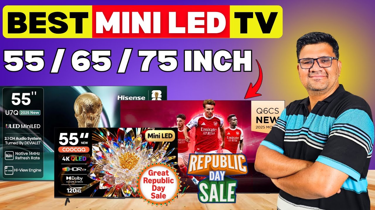 Best Mini Led TV in Amazon & Flipkart Republic Day sale ⚡Top 3 Best Mini Led TV 2026
