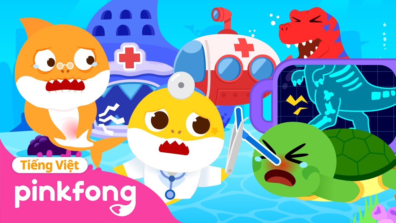 Cá Mập Con rò chơi bệnh viện 🏥 Chữa bệnh cùng Cá Mập | Tuyển tập🦈 Baby Shark Pinkfong Nhạc thiếu nhi