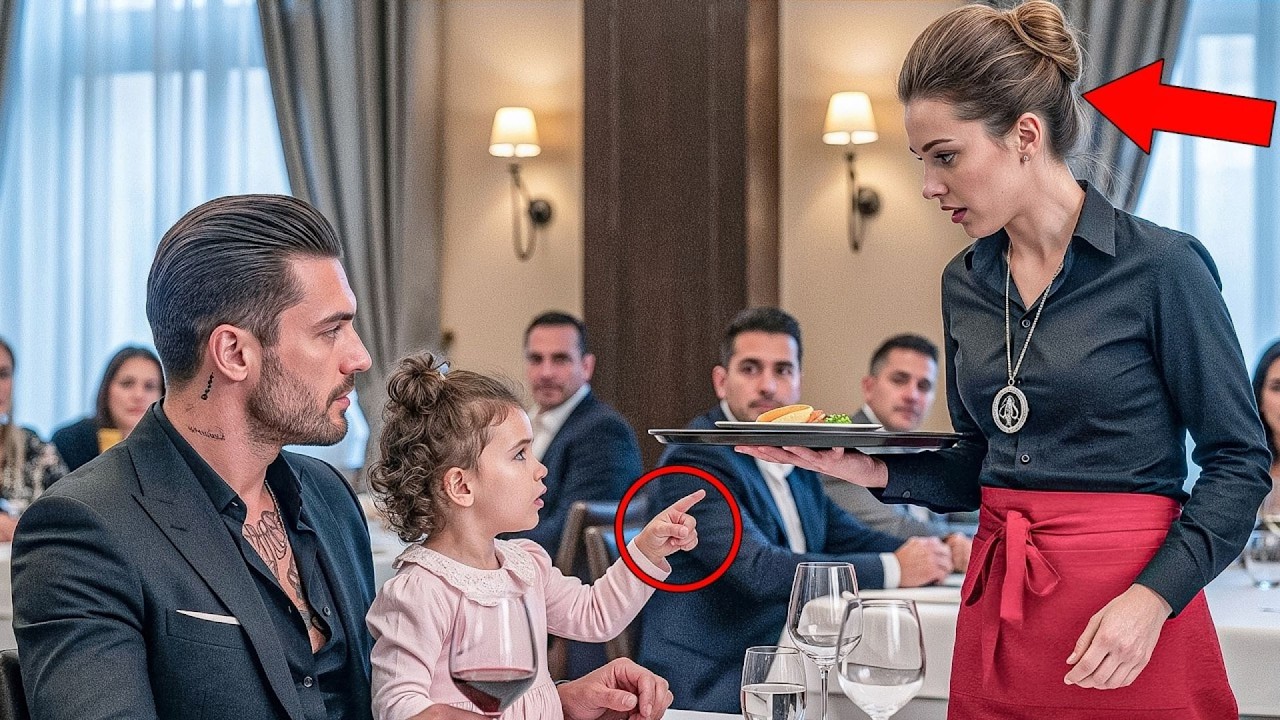 A filha do chefe da máfia falou sua primeira palavra — então apontou para a garçonete e disse: “Mãe”
