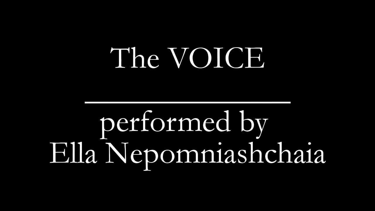 Jenny Theater. The VOICE/ ГОЛОС. Fragment (ENGLISH SUBTITLES)