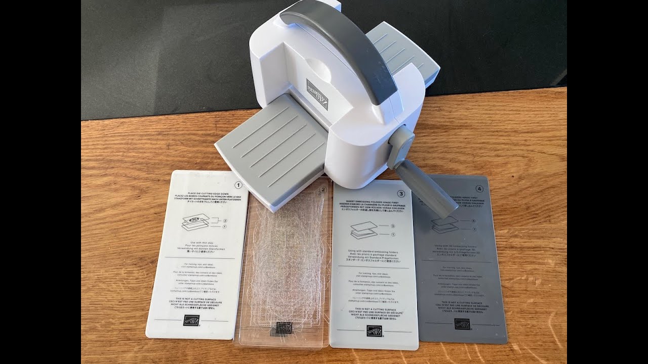 Mini-machine de découpe et gaufrage Stampin’Up!