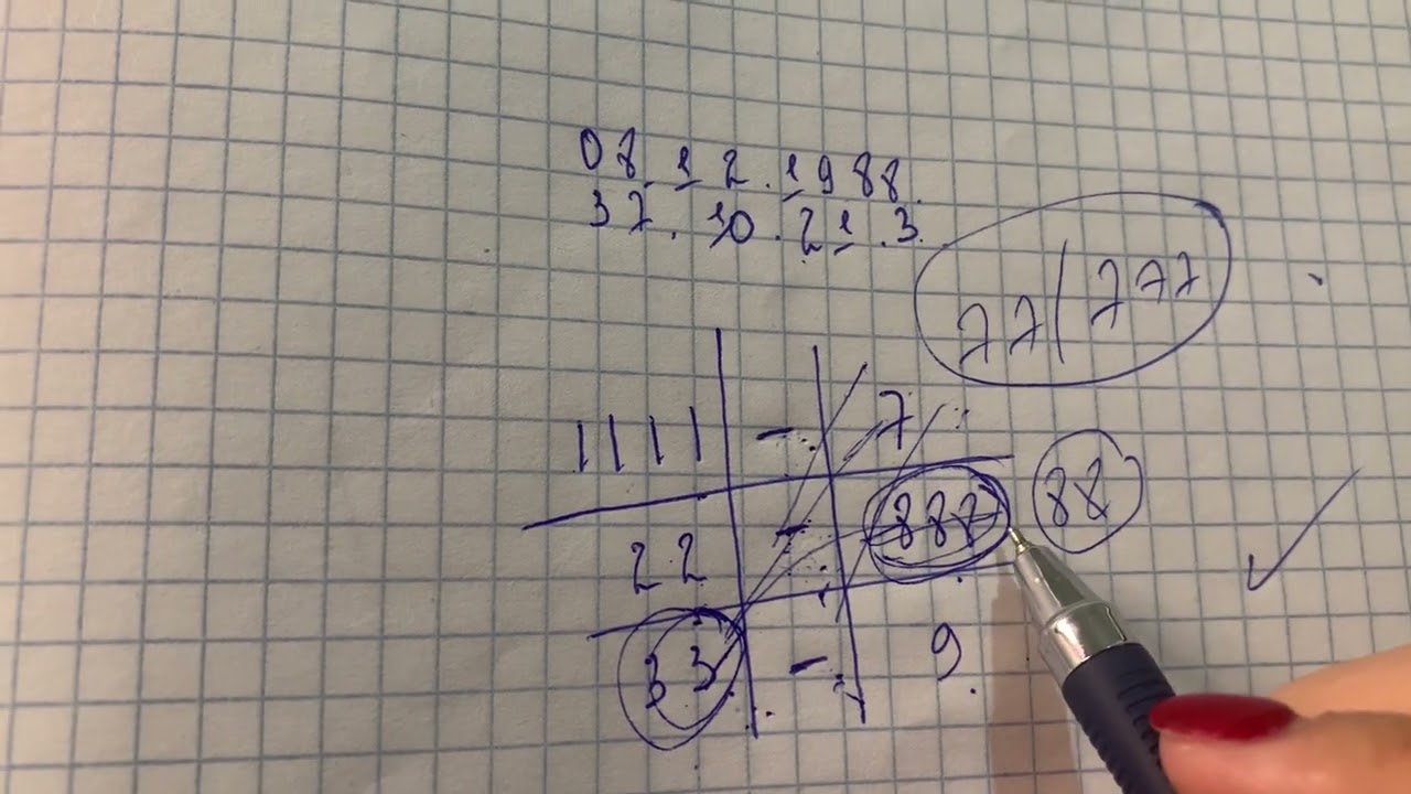 Қазақша нумерология. Нумерология. Пифагор психоматрицасын есептеу. Адамның мықты және әлсіз тұстары.