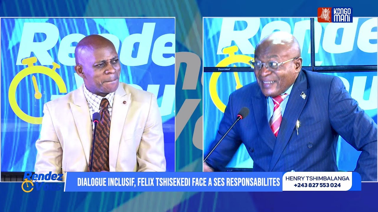 URGENT: DIALOGUE INCLUSIF, FELIX TSHISEKEDI FACE A SES RESPONSABILITES