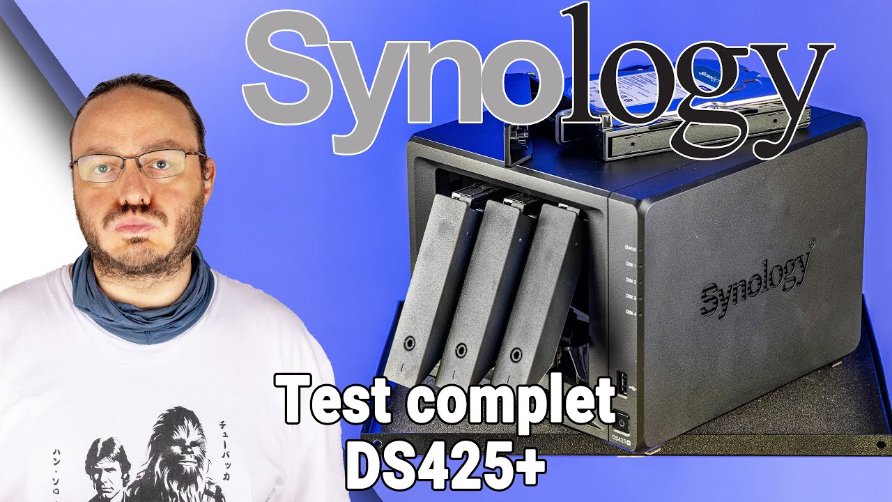 NAS Synology DS425+  -  Test Avis Review Présentation - 4 baies milieu de gamme dédié au multimédia