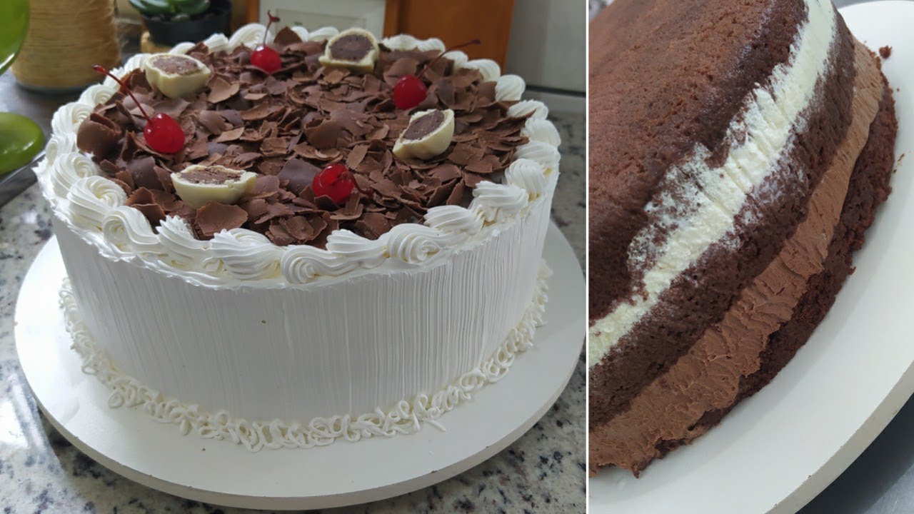 Massa de bolo de chocolate que serve +-  30 pessoas