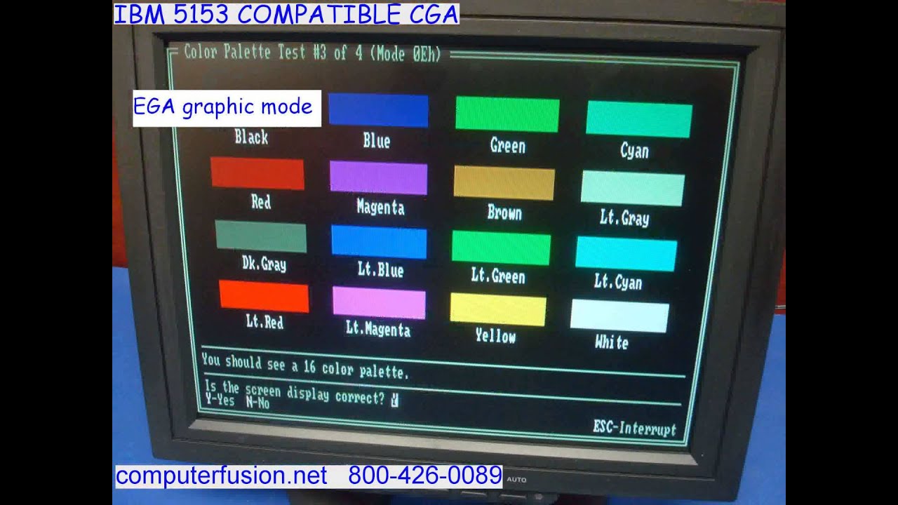 IBM 5153 COMPATIBLE CGA.flv