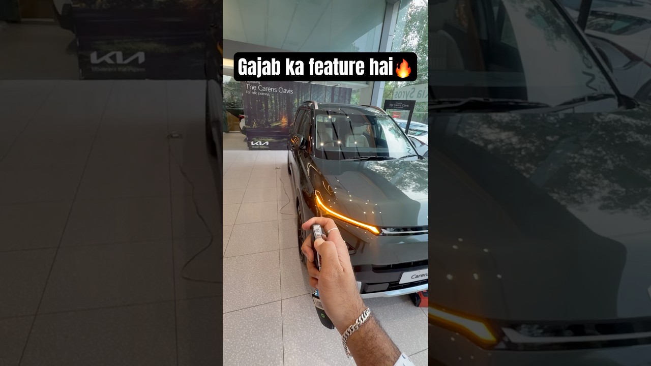 Kia Clavis Key Feature is lit🔥🔥 #kia #kiaclavis #kiacarens #key #feature #suv #automobile #shorts