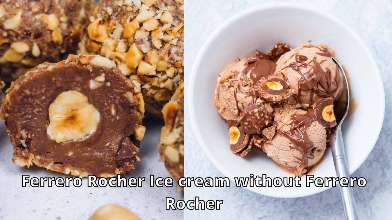 Ferrero Rocher Ice cream Recipe | Ice cream Recipe | Homemade Ice cream | Ferrero Rocher Recipe