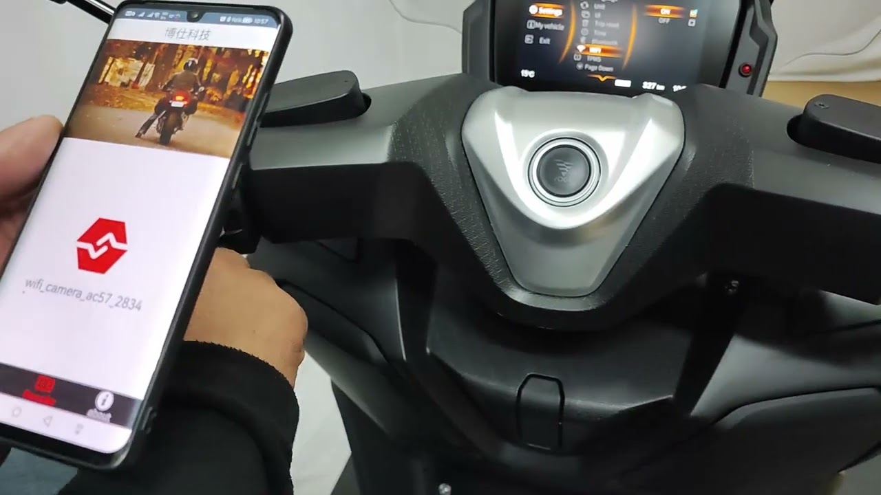 VOGE SCOOTER SR4 MAX CAMERA RECORDING SETUP