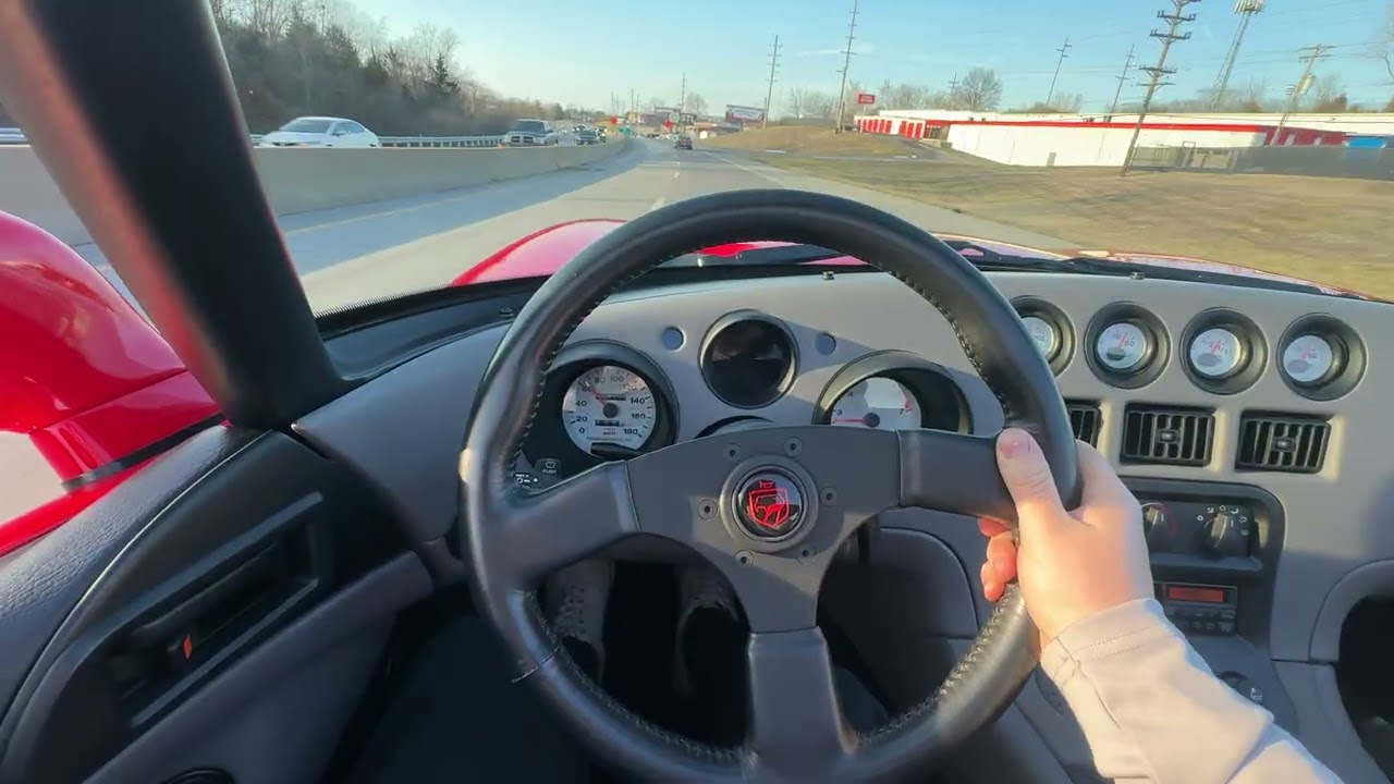 1100 Miles 1995 Dodge Viper Driving POV and Walkaround
