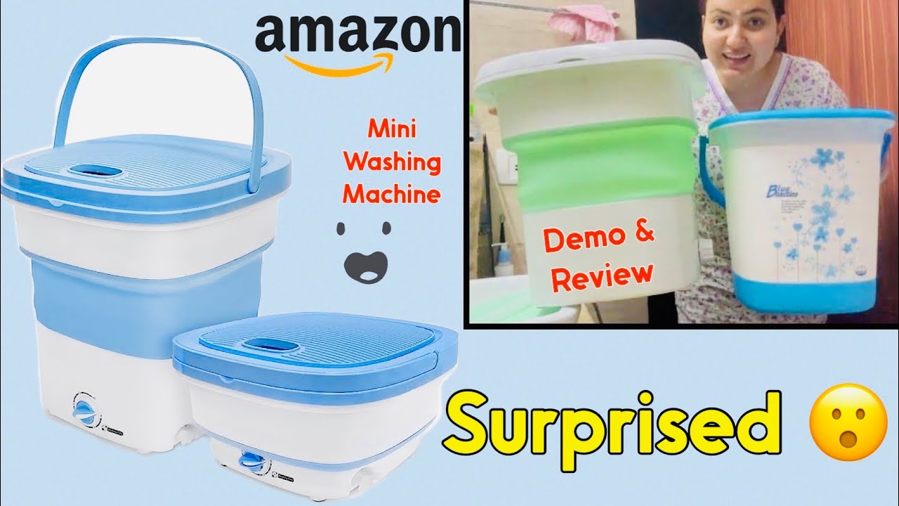 Portable Washing Machine Vlog : Machine & Me Both Surprised | Demo & Review 😎😱👍🏻