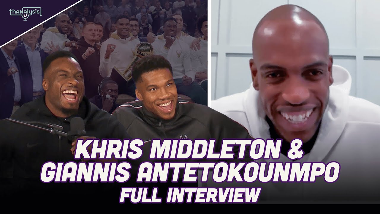 REUNITED: NBA All-Star Khris Middleton's EXCLUSIVE INTERVIEW with Thanasis and Giannis Antetokounmpo