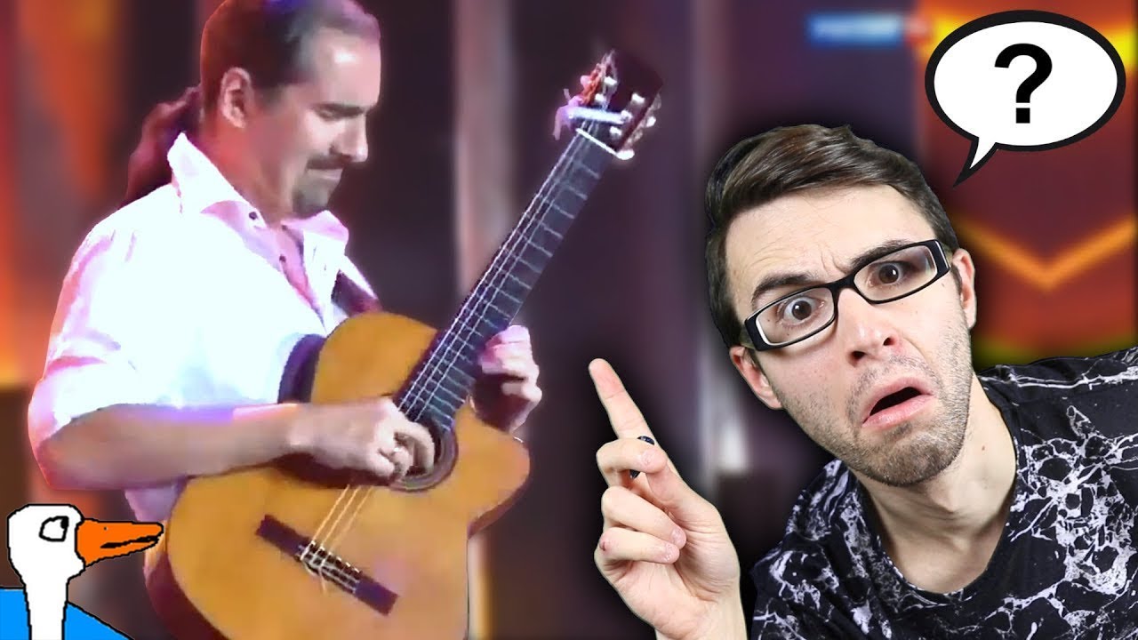 Соло электрогитары... на Акустике!?