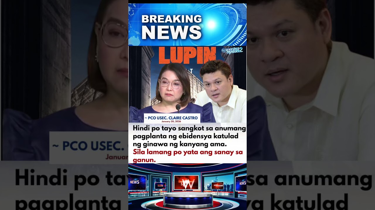 WALANG KINALAMAN ANG ADMINISTRASYONG MARCOS SA ANUMANG PAGPLAPLANTA NG EBIDENSYA 