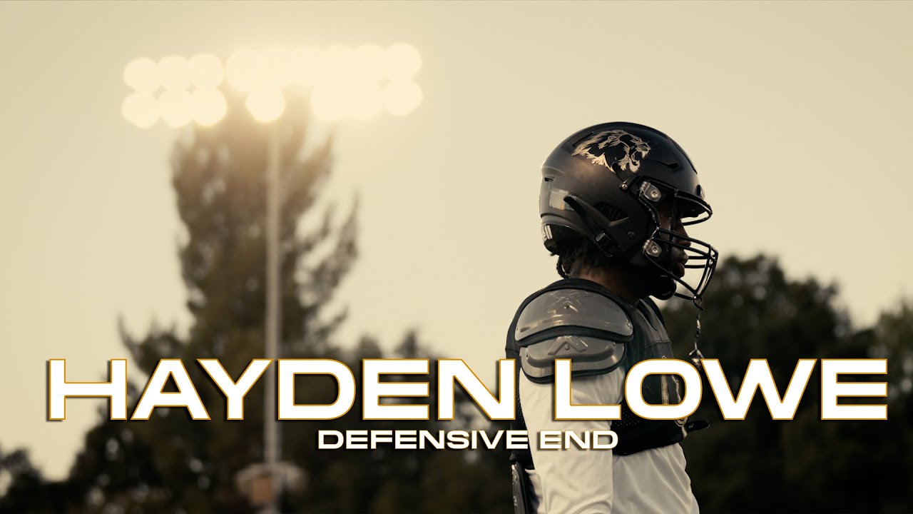 Explosive Defensive End Hayden Lowe wants a Heisman Trophy!