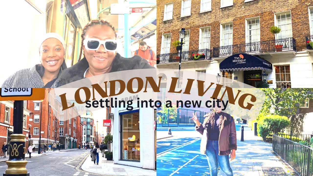 LONDON LIVING 1| First week in London, Grocery shopping, school, using the bus and train..