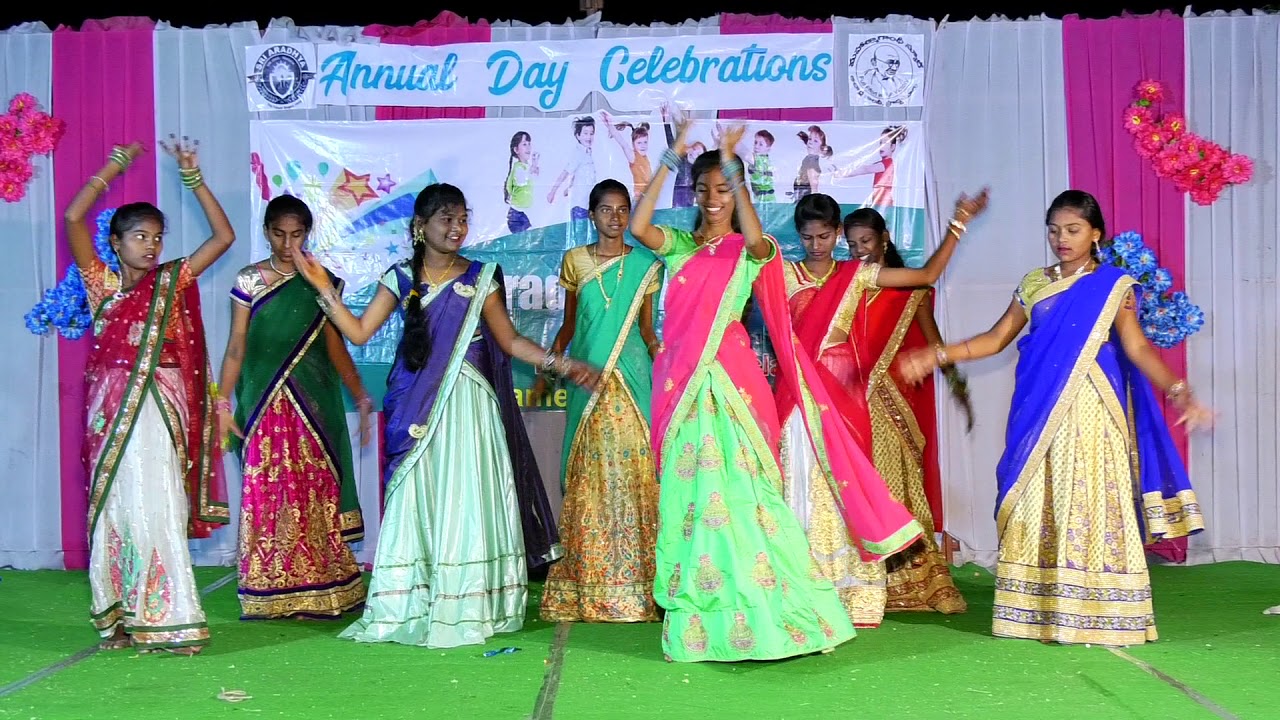 Barso re dance by Sri Aradhya High School stars