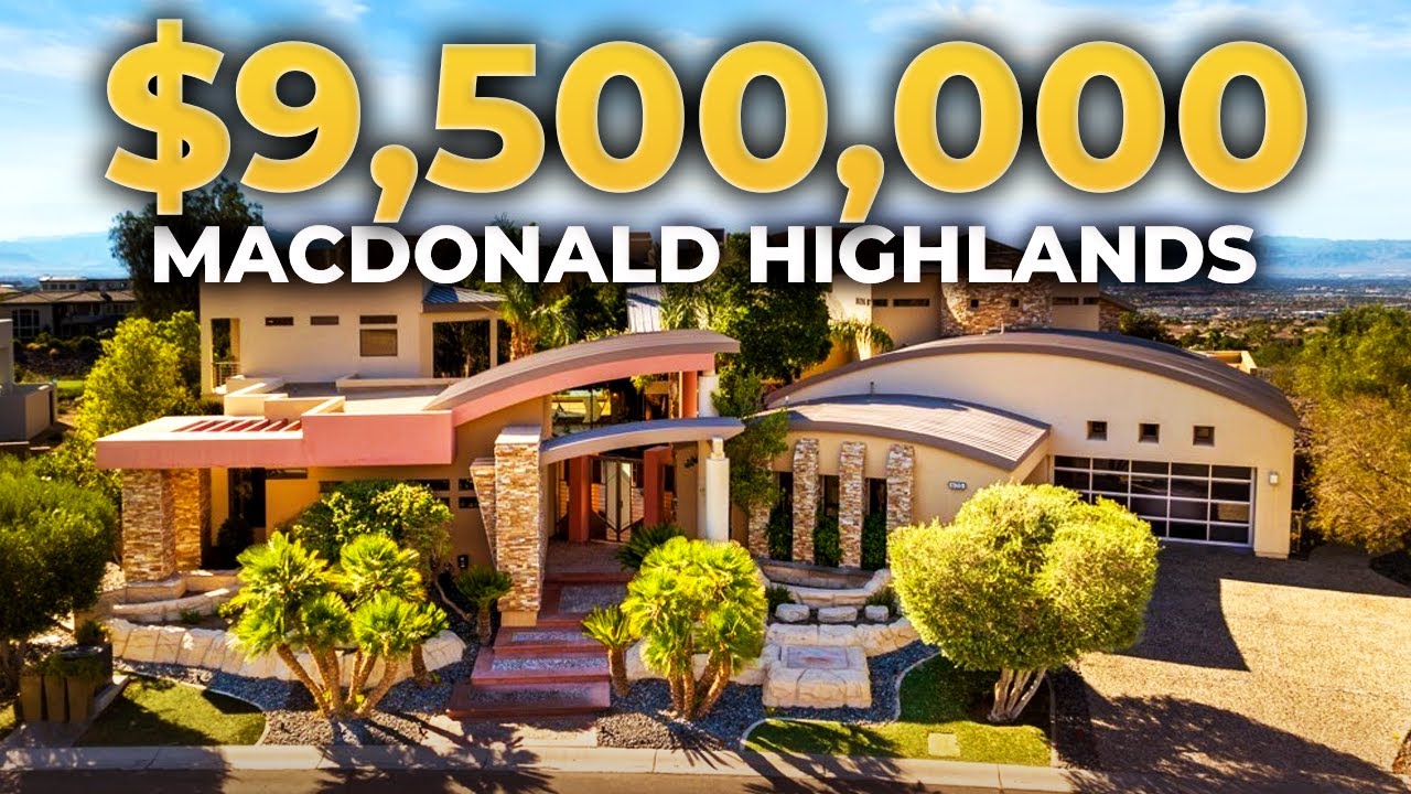 NEW LISTING In Henderson NV: Great Opportunity! Stunning home in MacDonald Highlands under $10M.