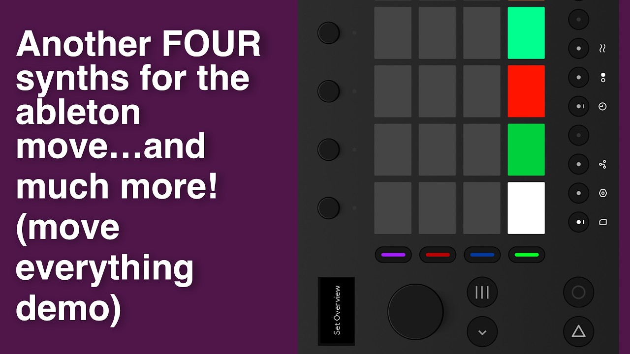 Another FOUR Ableton Move synths and much more! (Move Everything demo)