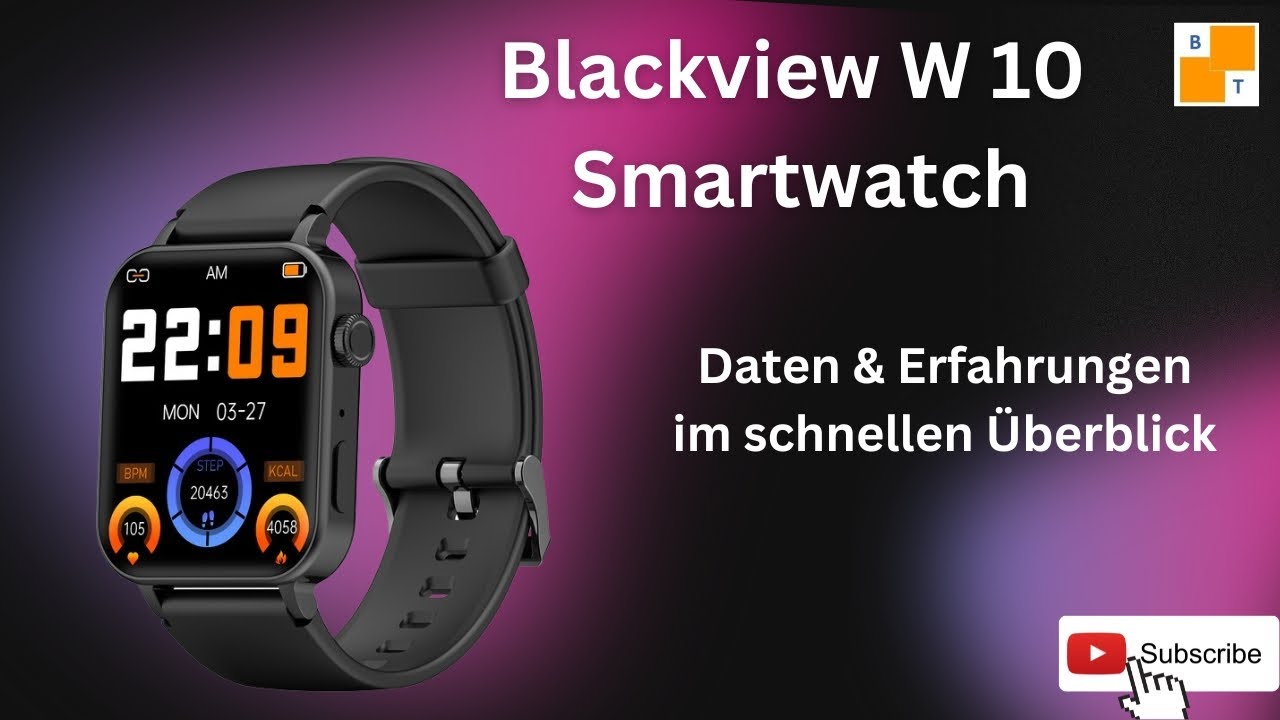 Blackview W 10 Smartwatch Daten Fakten Erfahrungen