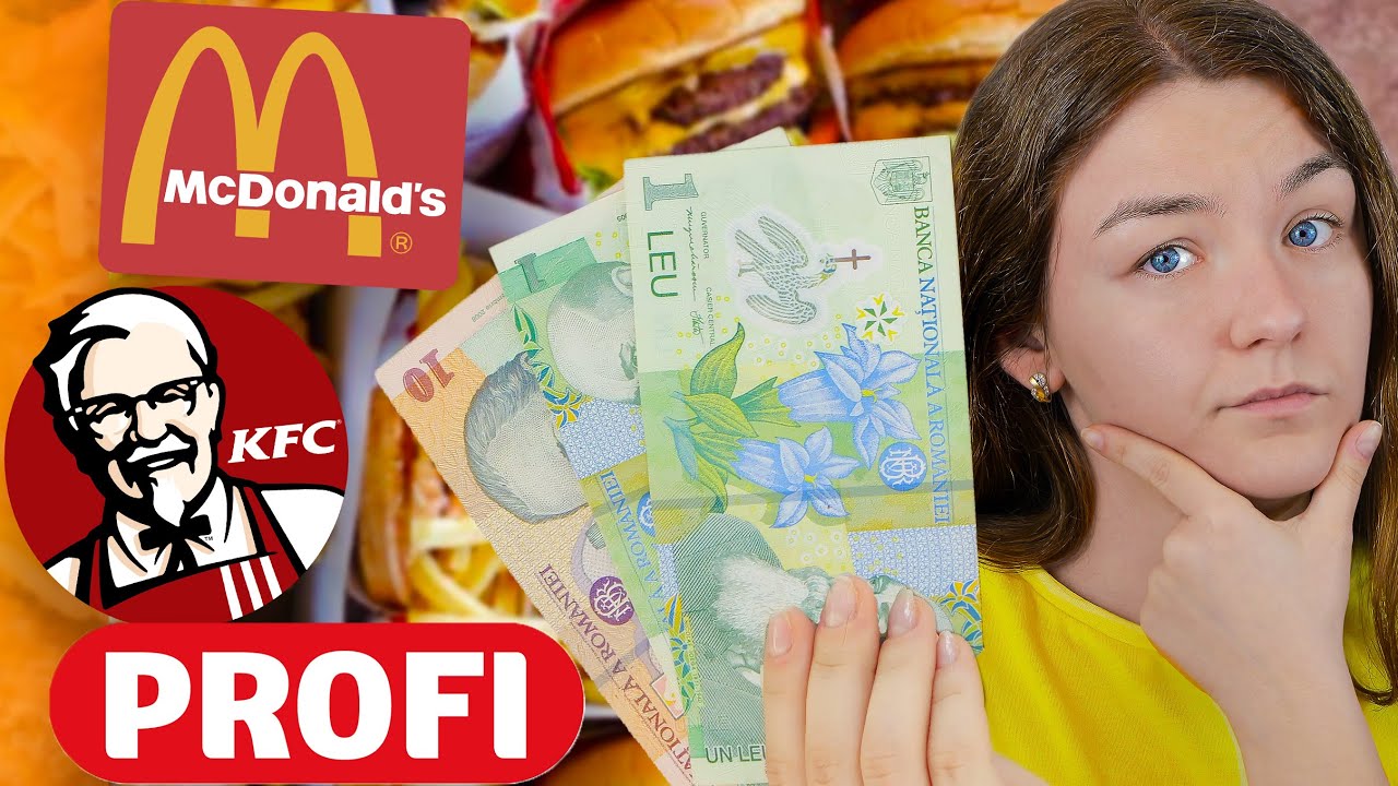 UNDE MANANCI BINE CU 12 LEI? McDonald's, KFC, Profi, Subway, Luca