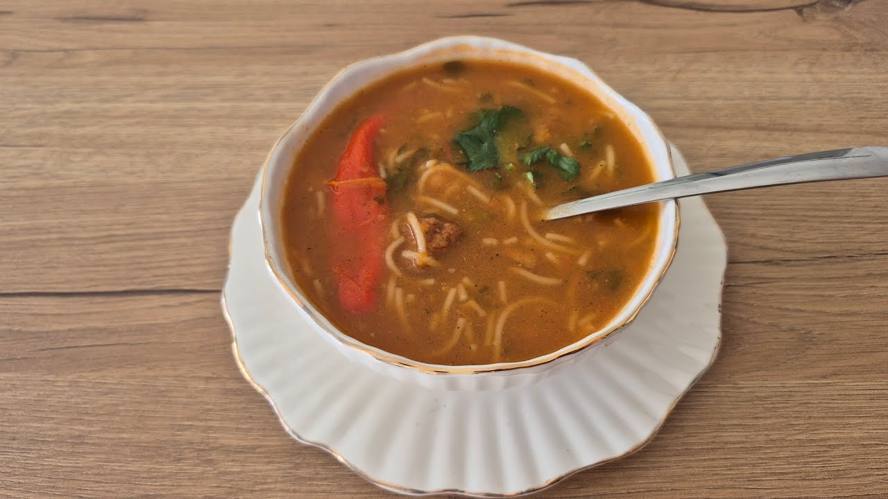 Recette Chorba Vermicelle 🔥🍲 traditionnelle, simple, saine et délicieuse