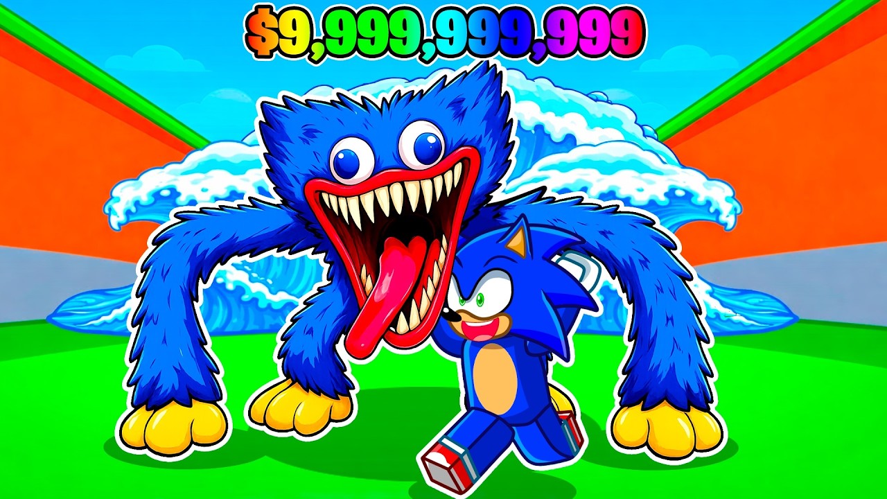 ESCAPA DEL MEGA TSUNAMI DE POPPY PLAYTIME en Roblox!