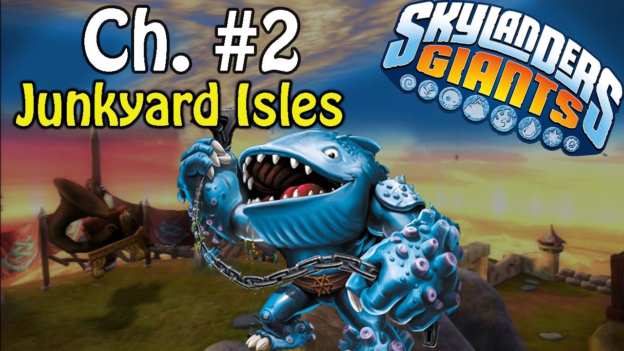 Skylanders Giants Wii Walkthrough Chapter 2 Junkyard Isles 100%
